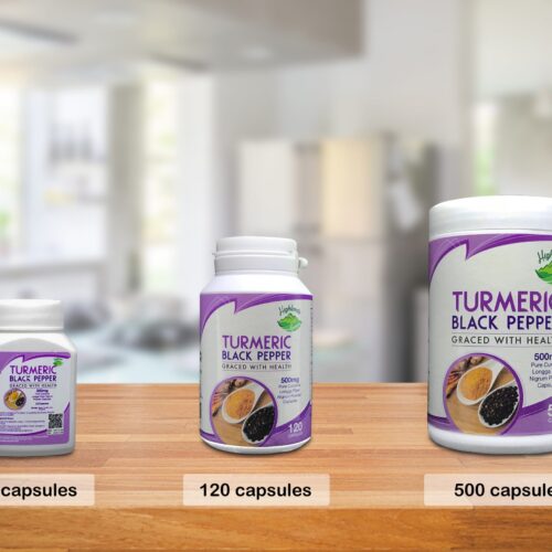Pure Turmeric/Black Pepper Powder Capsule