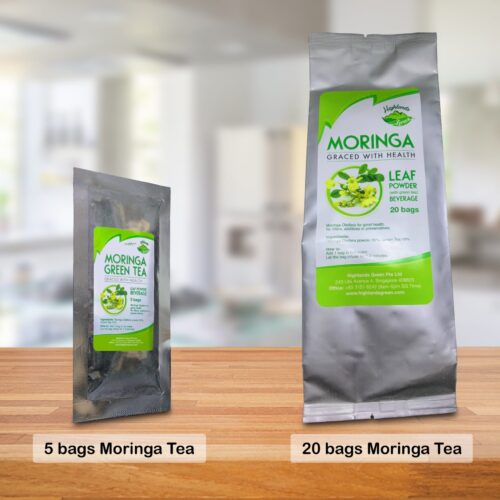Moringa Leaf Powder with Green tea